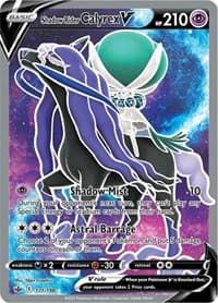 Shadow Rider Calyrex V (Full Art) - SWSH06: Chilling Reign - Pokemon card