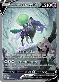 Shadow Rider Calyrex V (Alternate Full Art) - SWSH06: Chilling Reign - Pokemon card