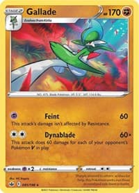 Gallade - SWSH06: Chilling Reign - Pokemon card