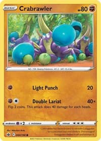 Crabrawler - SWSH06: Chilling Reign - Pokemon card