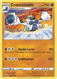 Crabominable - SWSH06: Chilling Reign - Pokemon card