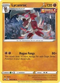 Lycanroc - SWSH06: Chilling Reign - Pokemon card