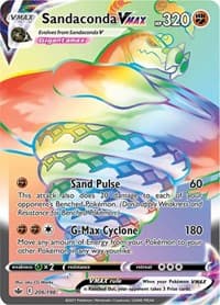 Sandaconda VMAX (Secret) - SWSH06: Chilling Reign - Pokemon card