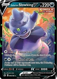 Galarian Slowking V - SWSH06: Chilling Reign - Pokemon card