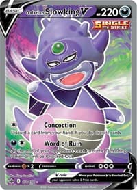 Galarian Slowking V (Full Art) - SWSH06: Chilling Reign - Pokemon card