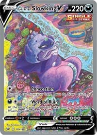 Galarian Slowking V (Alternate Full Art) - SWSH06: Chilling Reign - Pokemon card