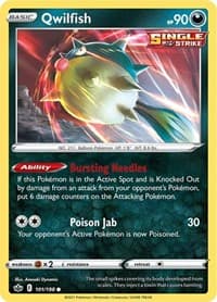 Qwilfish - SWSH06: Chilling Reign - Pokemon card