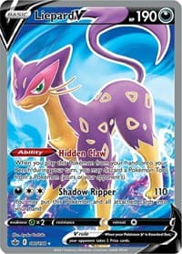 Liepard V (Full Art) - SWSH06: Chilling Reign - Pokemon card
