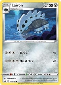 Lairon - SWSH06: Chilling Reign - Pokemon card