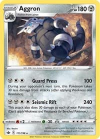 Aggron - SWSH06: Chilling Reign - Pokemon card