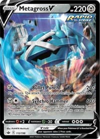Metagross V - SWSH06: Chilling Reign - Pokemon card