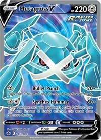 Metagross V (Full Art) - SWSH06: Chilling Reign - Pokemon card