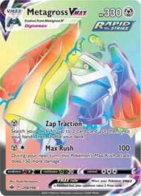 Metagross VMAX (Secret) - SWSH06: Chilling Reign - Pokemon card