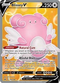 Blissey V (Full Art) - SWSH06: Chilling Reign - Pokemon card