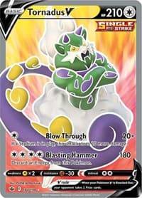 Tornadus V (Full Art) - SWSH06: Chilling Reign - Pokemon card