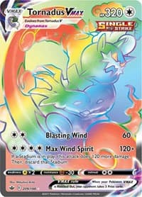 Tornadus VMAX (Secret) - SWSH06: Chilling Reign - Pokemon card