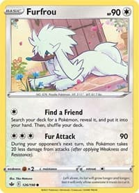 Furfrou - SWSH06: Chilling Reign - Pokemon card