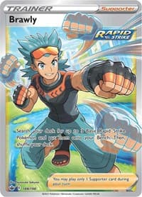 Brawly (Full Art) - SWSH06: Chilling Reign - Pokemon card