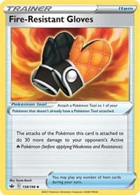 Fire-Resistant Gloves - SWSH06: Chilling Reign - Pokemon card
