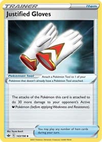 Justified Gloves - SWSH06: Chilling Reign - Pokemon card