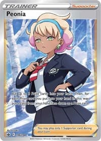 Peonia (Full Art) - SWSH06: Chilling Reign - Pokemon card