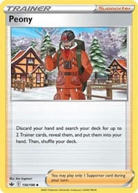Peony - SWSH06: Chilling Reign - Pokemon card