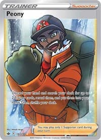 Peony (Full Art) - SWSH06: Chilling Reign - Pokemon card