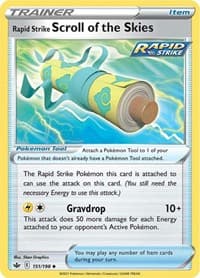 Rapid Strike Scroll of the Skies - SWSH06: Chilling Reign - Pokemon card