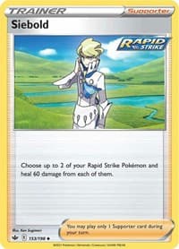 Siebold - SWSH06: Chilling Reign - Pokemon card
