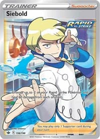 Siebold (Full Art) - SWSH06: Chilling Reign - Pokemon card