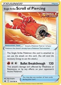 Single Strike Scroll of Piercing - SWSH06: Chilling Reign - Pokemon card