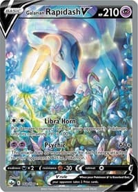 Galarian Rapidash V (Alternate Full Art) - SWSH06: Chilling Reign - Pokemon card
