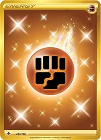 Fighting Energy (Secret) - SWSH06: Chilling Reign - Pokemon card