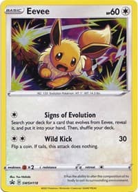 Eevee - SWSH118 - SWSH: Sword & Shield Promo Cards - Pokemon card