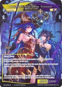 Oborozuki, Star Sword Visionary (Full Art Ruler) - The Epic of the Dragon Lord - Force of Will card