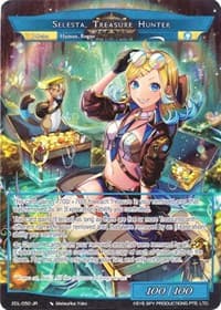 Selesta, Treasure Hunter (Full Art Ruler) - The Epic of the Dragon Lord - Force of Will card