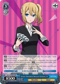 Serious Showdown Between Geniuses, Ai - Kaguya-sama: Love is War - Weiss Schwarz card
