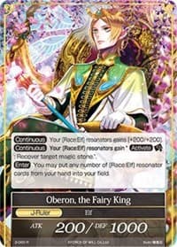 Arwyn, the Queen of Deep Green // Oberon, the Fairy King - The War of Valhalla - Force of Will card
