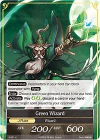 Green Wizard // Green Wizard (J) - The War of Valhalla - Force of Will card