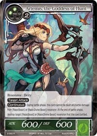 Artemis, the Goddess of Hunt - The War of Valhalla - Force of Will card
