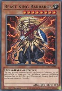 Beast King Barbaros - Egyptian God Deck: Slifer the Sky Dragon - YuGiOh card