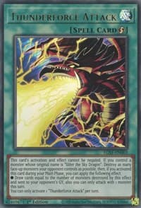 Thunderforce Attack - Egyptian God Deck: Slifer the Sky Dragon - YuGiOh card