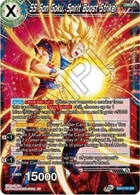 SS Son Goku, Spirit Boost Striker - Expansion Deck Box Set 17: Saiyan Boost - Dragon Ball Super: Masters card