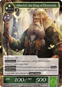 Alberich, the King of Elemental - The War of Valhalla - Force of Will card