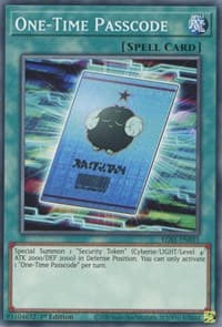One-Time Passcode - Egyptian God Deck: Slifer the Sky Dragon - YuGiOh card