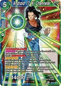 Android 17, Ki Channeler - Expansion Deck Box Set 17: Saiyan Boost - Dragon Ball Super: Masters card