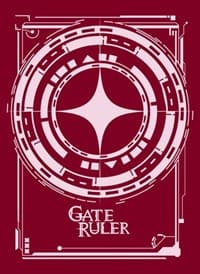 Gate Ruler Card Sleeve 002 - Card Back (White ver.) (60-Pack) - Gate Ruler Card Sleeves - Card Sleeves card