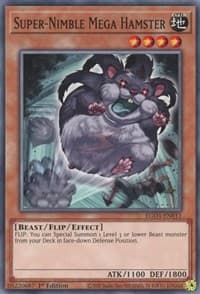 Super-Nimble Mega Hamster - Egyptian God Deck: Obelisk the Tormentor - YuGiOh card