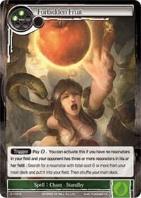 Forbidden Fruit - The War of Valhalla - Force of Will card