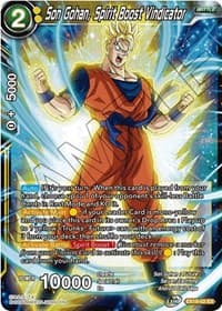 Son Gohan, Spirit Boost Vindicator - Expansion Deck Box Set 18: Namekian Boost - Dragon Ball Super: Masters card